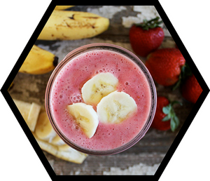 Royal Jelly energizing berry smoothie