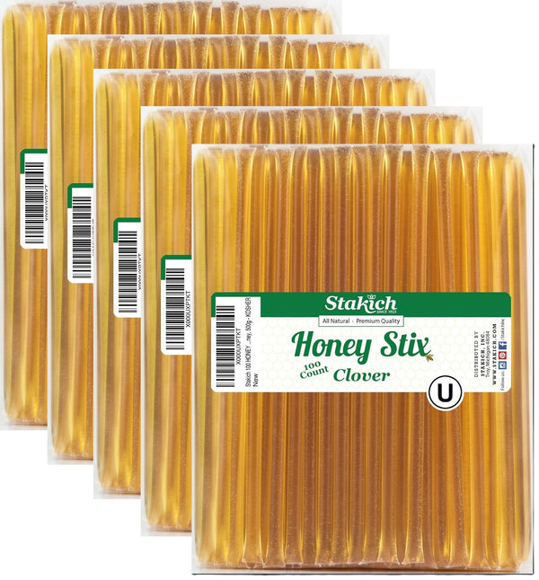 【送料込】HTQ CloverHoney 1kg蜂蜜ルカプリス ホリステティック Clover Honey Stix | Sweet On-the-Go Honey Snack | Stakich