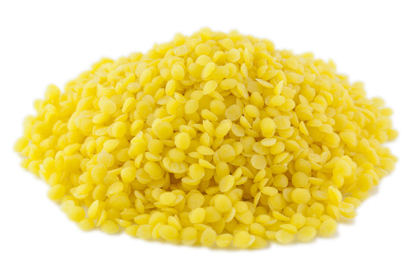 Yellow Beeswax pellets, 22 lbs