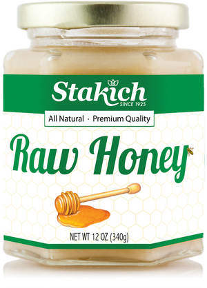 Case of Raw Honey (12 oz) - Stakich