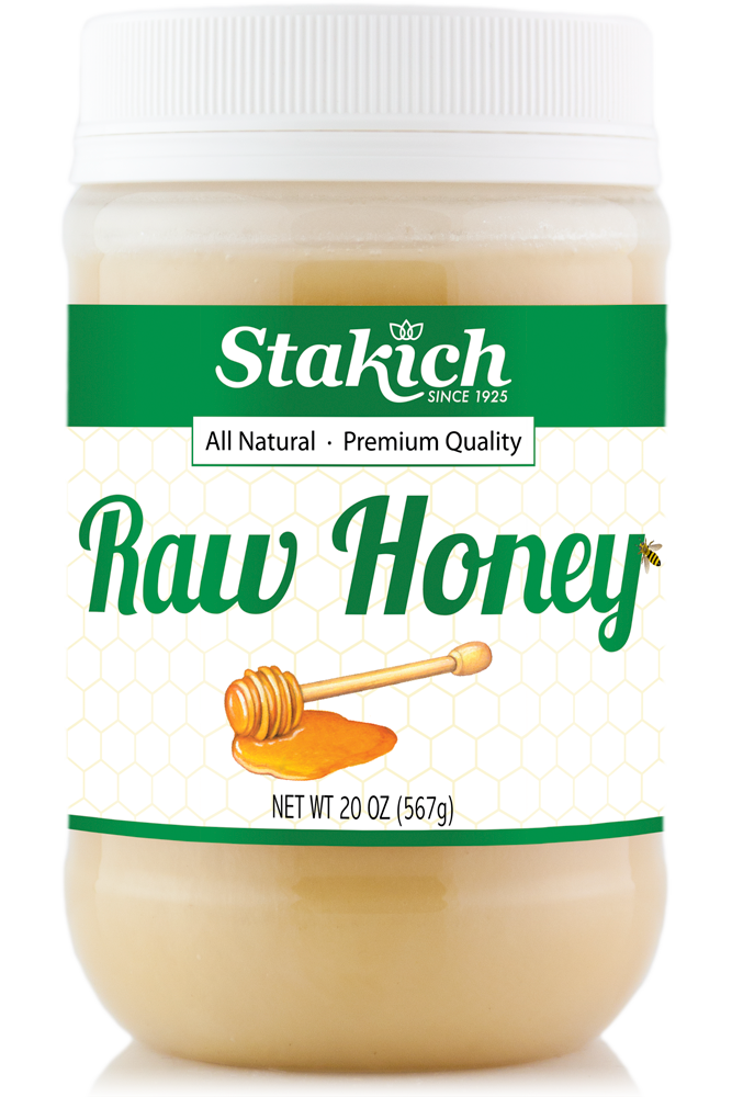 Case of Raw Honey (20 oz) - Stakich