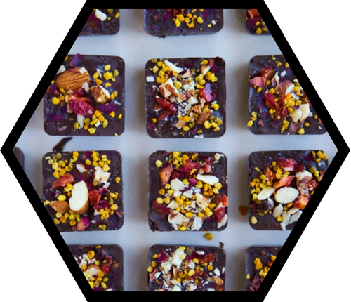 Superfood Chocolate Bark with Bee Pollen