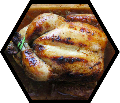 Baked Chicken with Honey & Spice