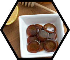 Homemade Propolis & Raw Honey Cough Drops