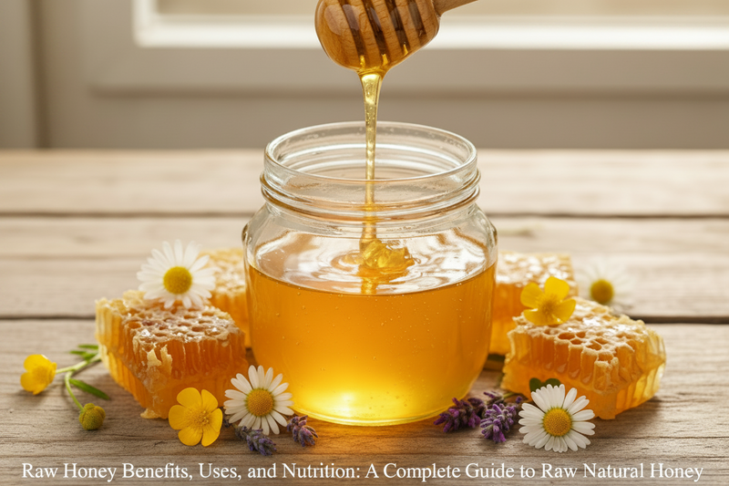 Raw Honey Benefits, Uses, and Nutrition: A Complete Guide to Raw Natural Honey