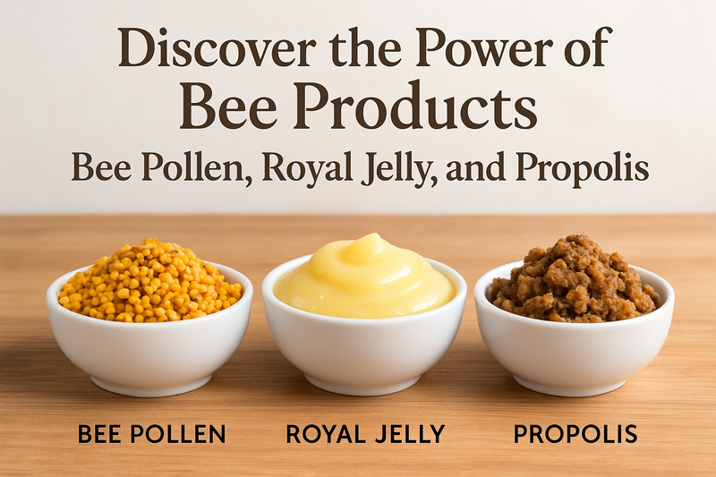 Bee Pollen vs. Royal Jelly vs. Propolis: What’s the Difference?