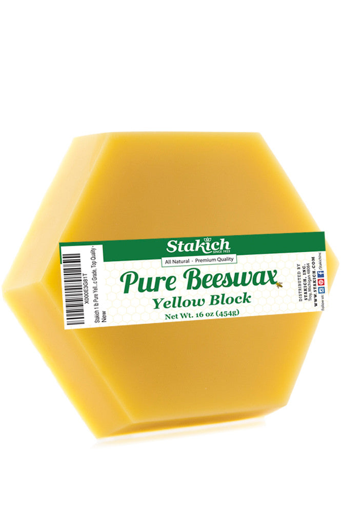 Yellow Beeswax (Cosmetic) Blocks (40 lb)