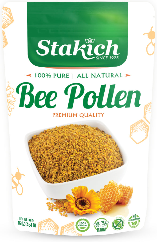 Case of Bee Pollen Granules (1 lb) - Stakich