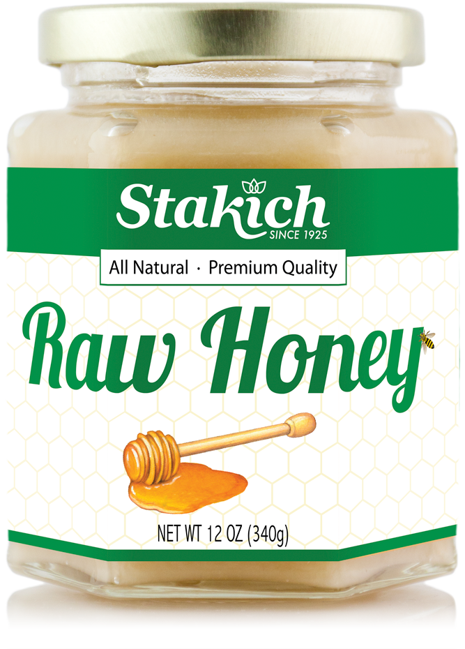 Case of Raw Honey (12 oz) - Stakich
