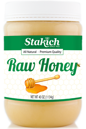 Case of Raw Honey (40 oz) - Stakich