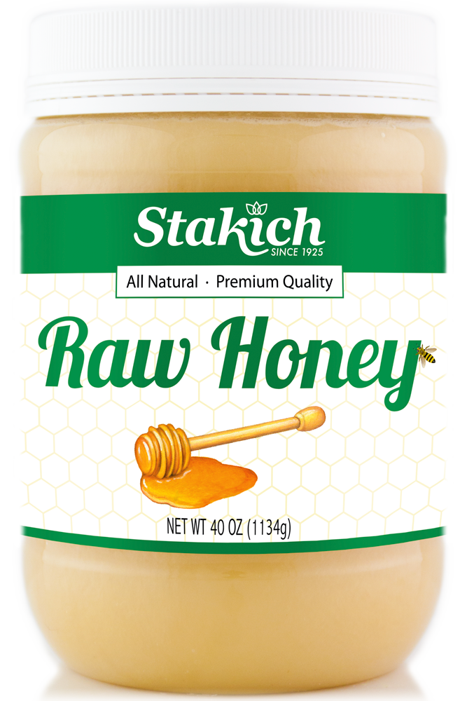 Case of Raw Honey (40 oz) - Stakich