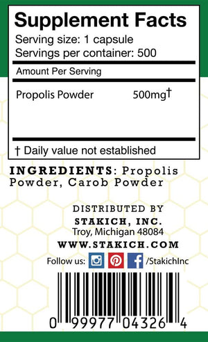 Propolis Capsules - 500 mg