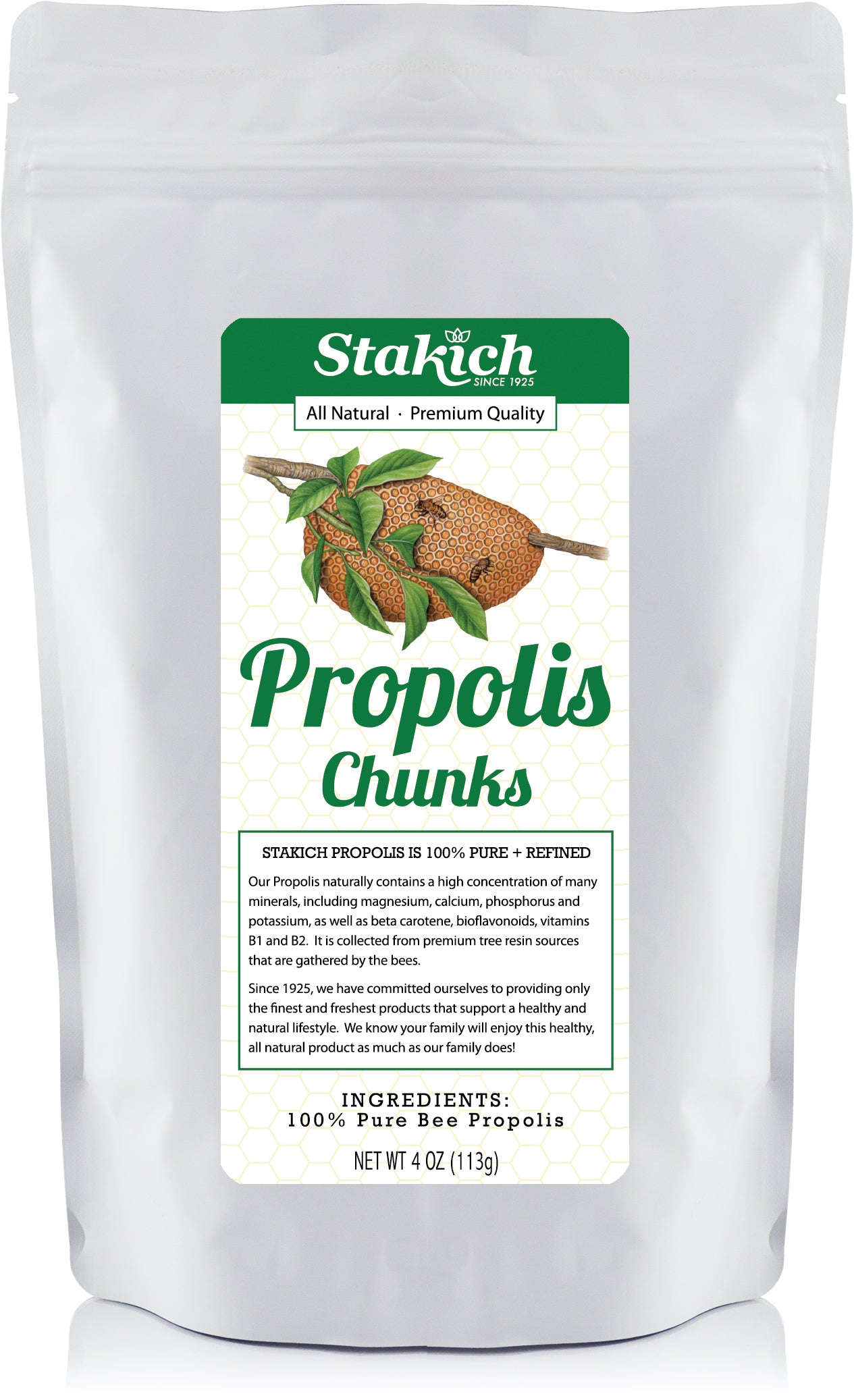 Prokolis Propolis Chunks | Raw Bee Resin for Health & Crafts | Stakich