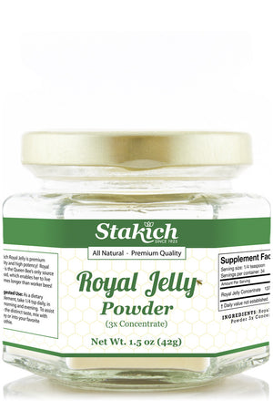Case of Royal Jelly Powder (1.5 oz) - Stakich