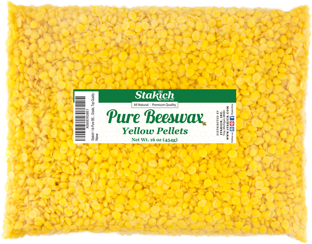 Beeswax Pellets Yellow White Food Cosmetic Grade